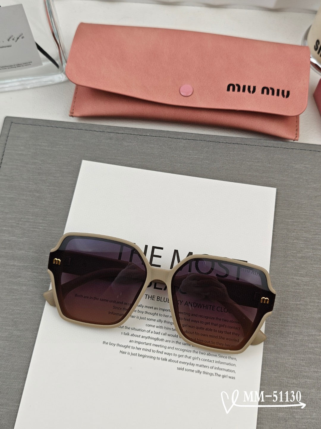 RUNWAY SQUARE SUNGLASSES 51130 IN ACETATE